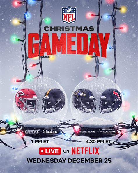 nfl games today|NFL Christmas GameDay Live on Netflix .